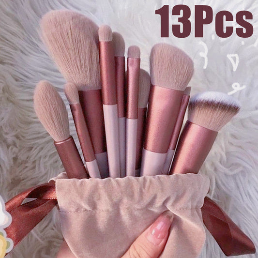 🎄 Perfect Your Holiday Look: 13-Piece Makeup Brush Set Now Up to 50% OFF! ✨🎁