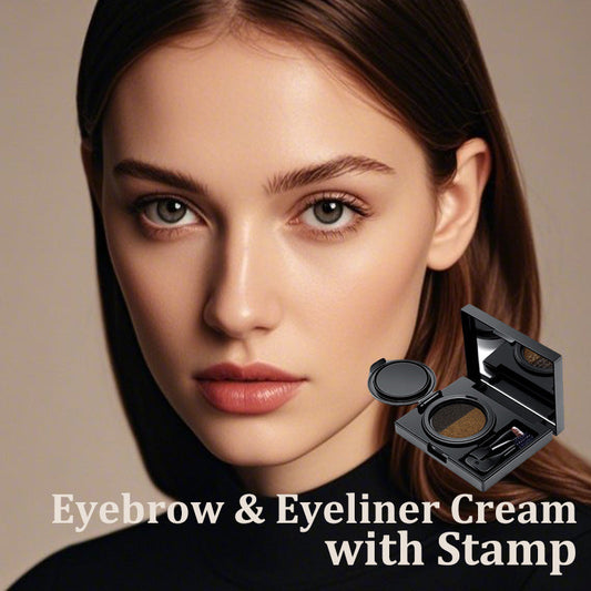 🔥Last Day Promotion 49% OFF🔥Eyebrow & Eyeliner Cream with Stamp